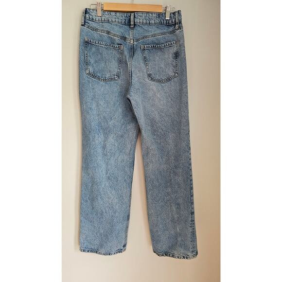 Dynamite Denim Heidi Jeans Jamba Large Wide Leg, Distressed, Sz 8/29 - Picture 6 of 11